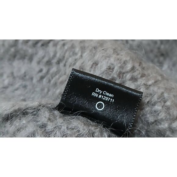 Jenni kayne womens small super kid mohair soft sweater cardigan gray Capsule - Picture 8 of 8